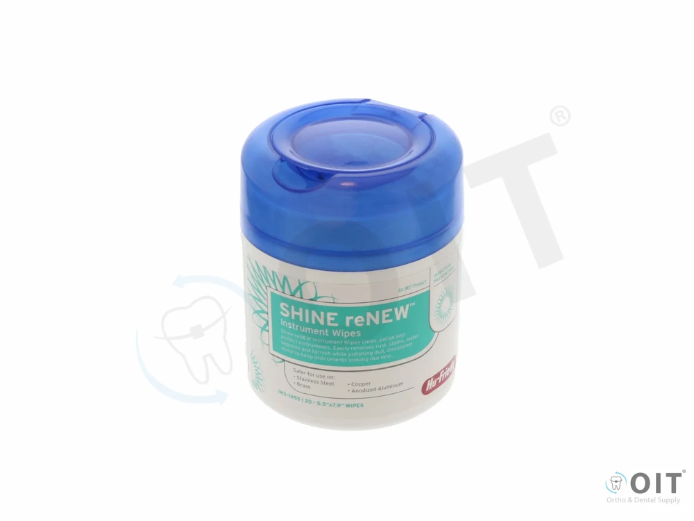 IMS Shine reNEW Instrument Wipes 20 polijstdoekjes tbv vliegroest