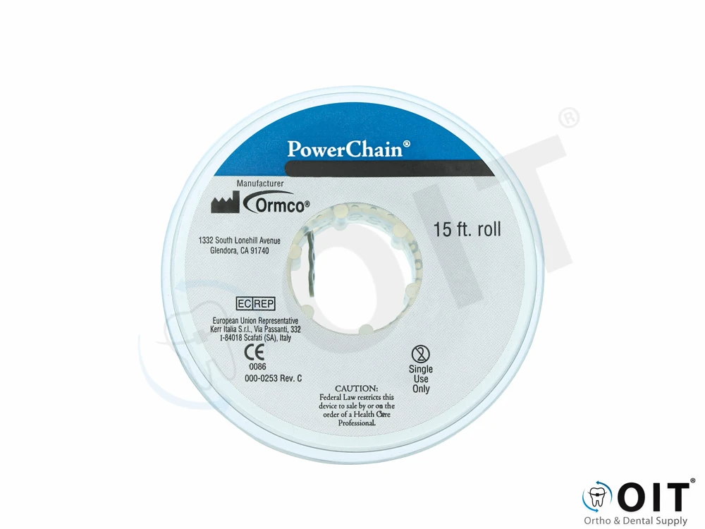Ormco Colored Power Chain Closed