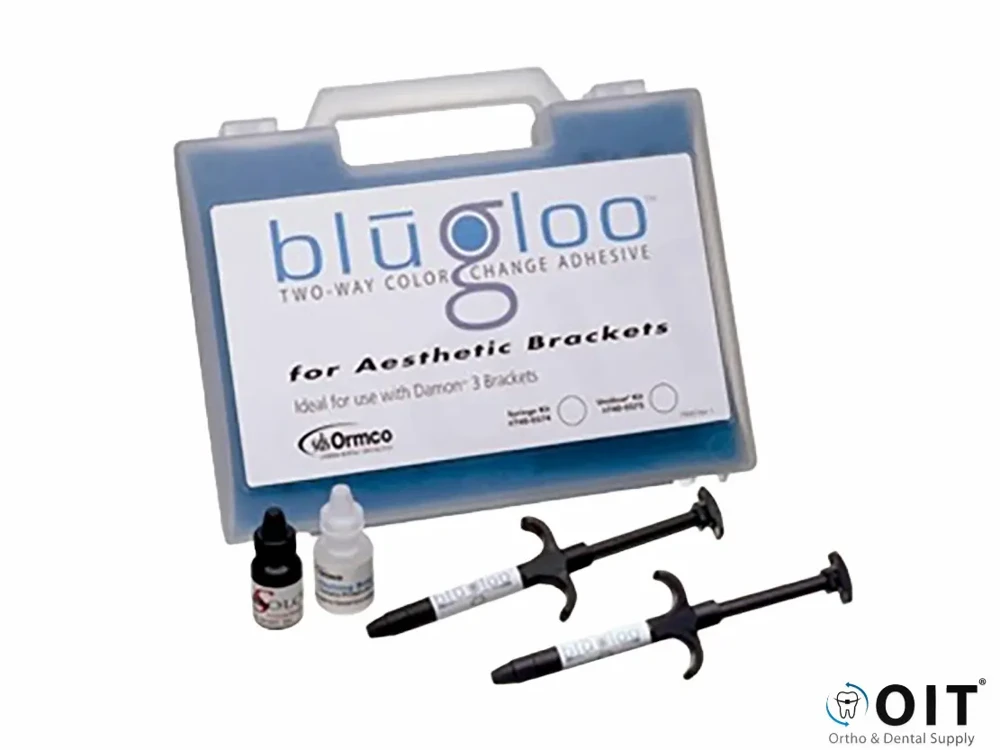 2 Unidose 10-packs Blugloo (4g total) 2x 10 tips, Color Change Adhesive