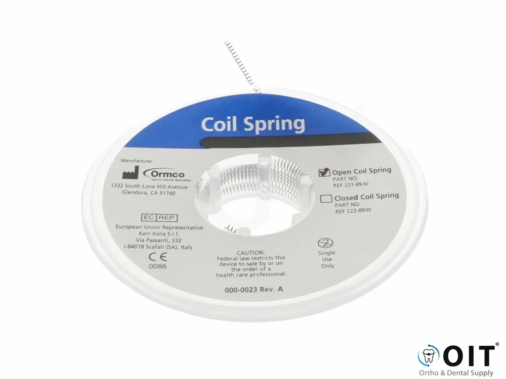 Ormco SS Open Coil Spool