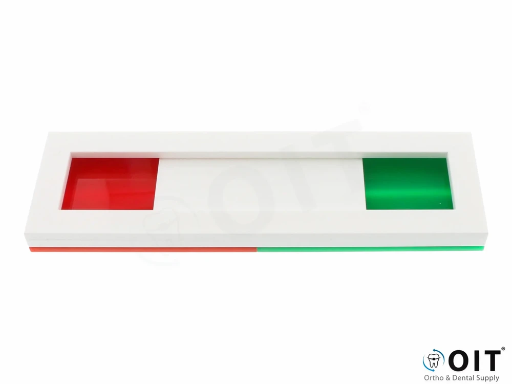 Schuifbordje groen/rood zelfklevend 1 stuk, 150x45 mm voor Miele