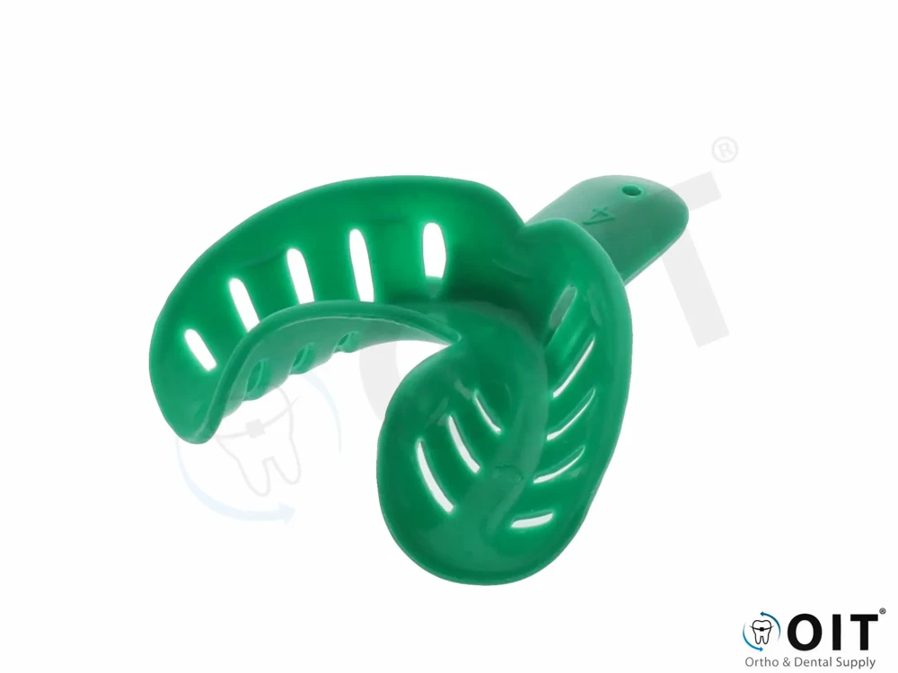 Pegasus afdruklepel #4 Green Lower 50 stuks, disp. ortho. impr. tray