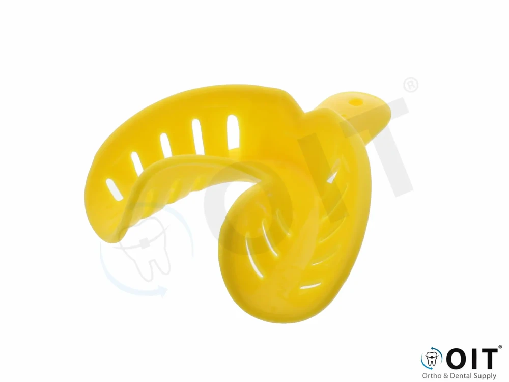 Pegasus afdruklepel #5 Yellow Lower 50 stuks, disp. ortho. impr. tray
