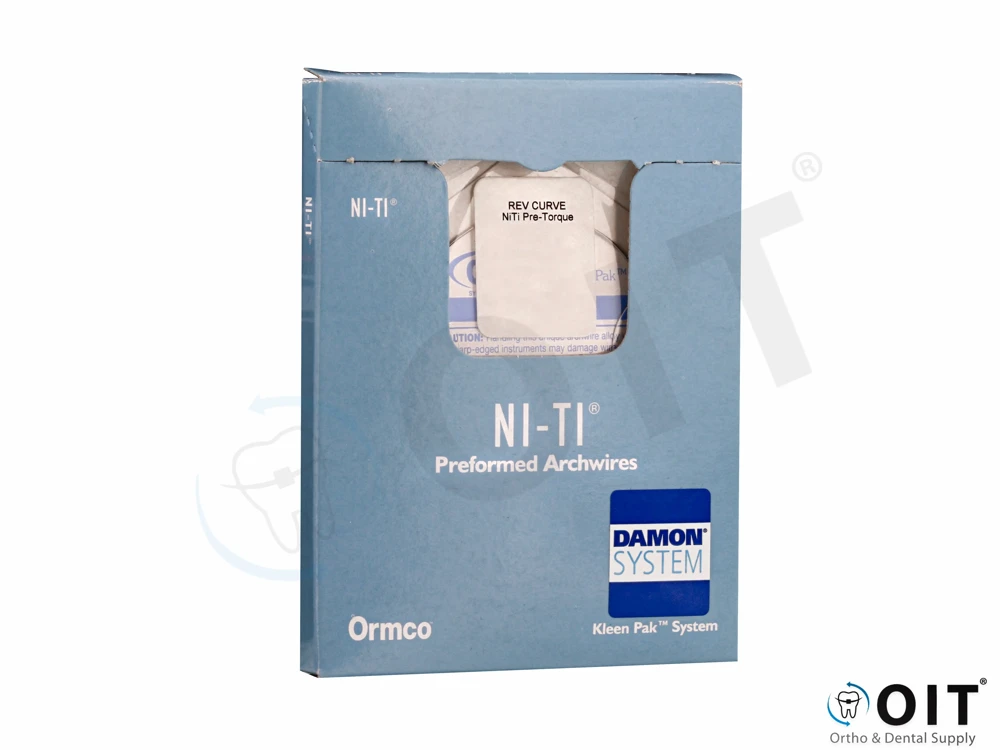Reverse Curve NiTi Pre Torque 19x25 38m 5 stuks, Damon