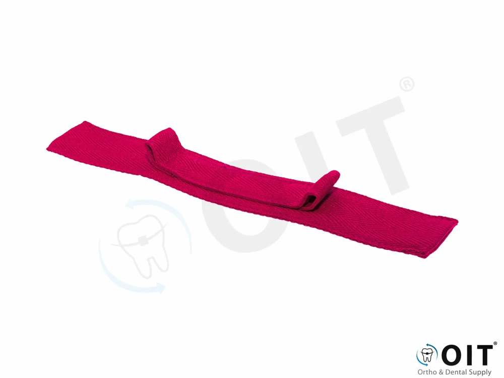 Neckpad type-1 Red, Smile Dental 5 stuks, N1 zonder kussen, 19,5cm