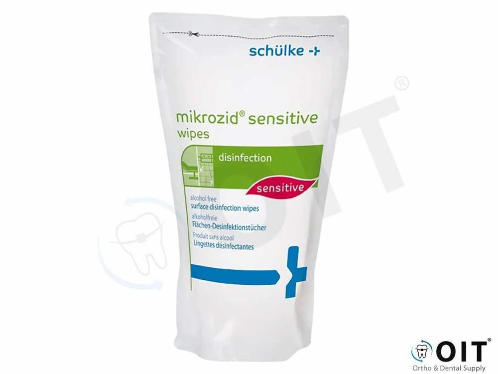Refill Desinfectie doekjes Alcohol vrij 200stuks, Schulke Mikrozid Sensitive