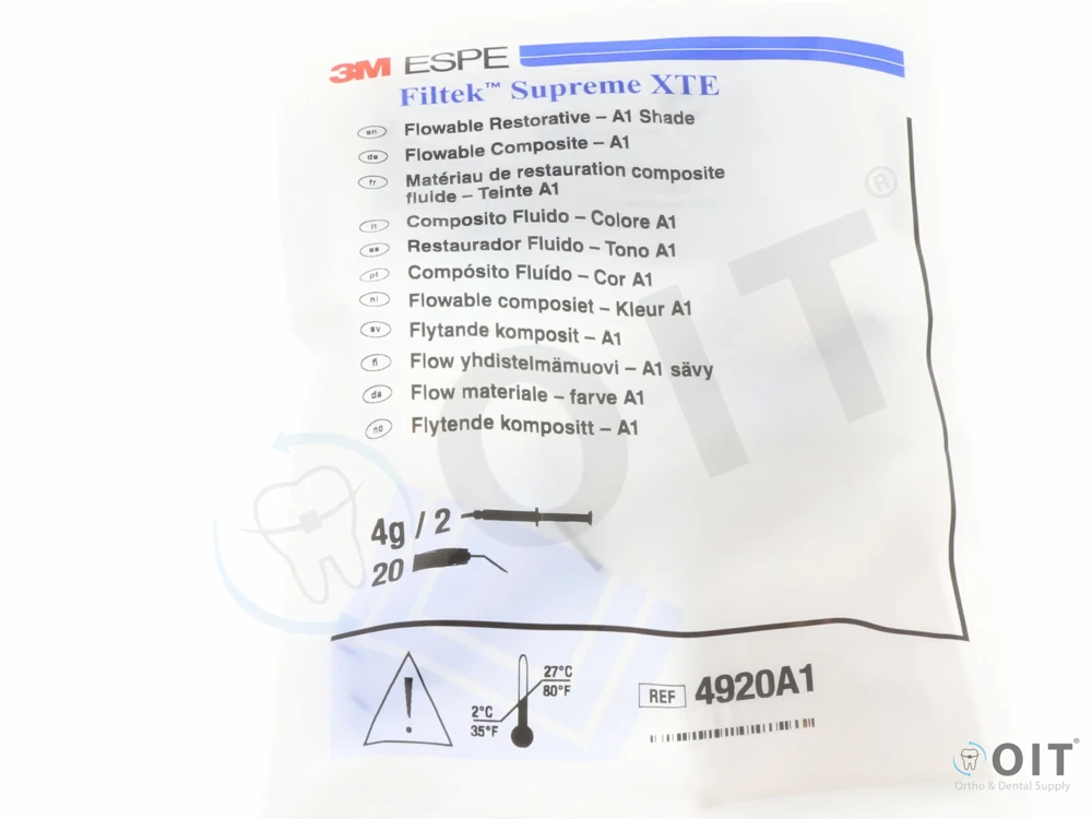 Filtek Flow Supreme A1 3M, Spuitjes 2 x 2 gr, 20 tips, 6032A1, Ultra