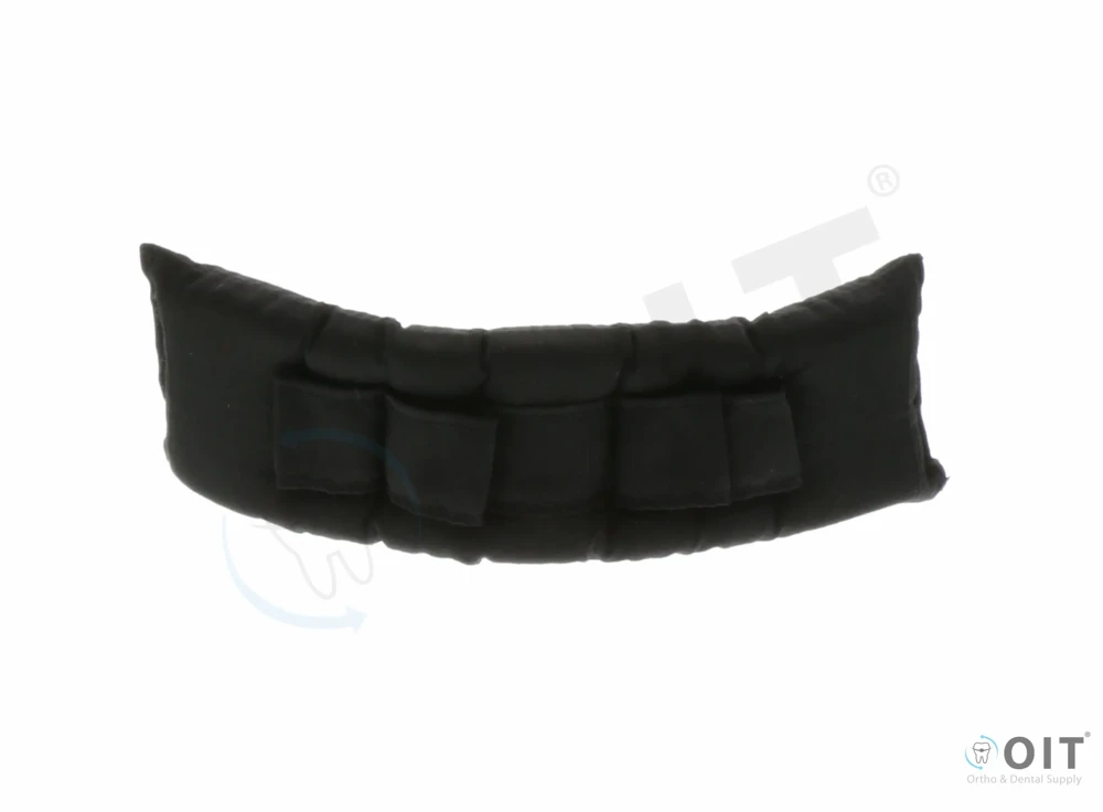 Cervical Neckpads G&H Black 5 stuks, 18cm kussen, zwart