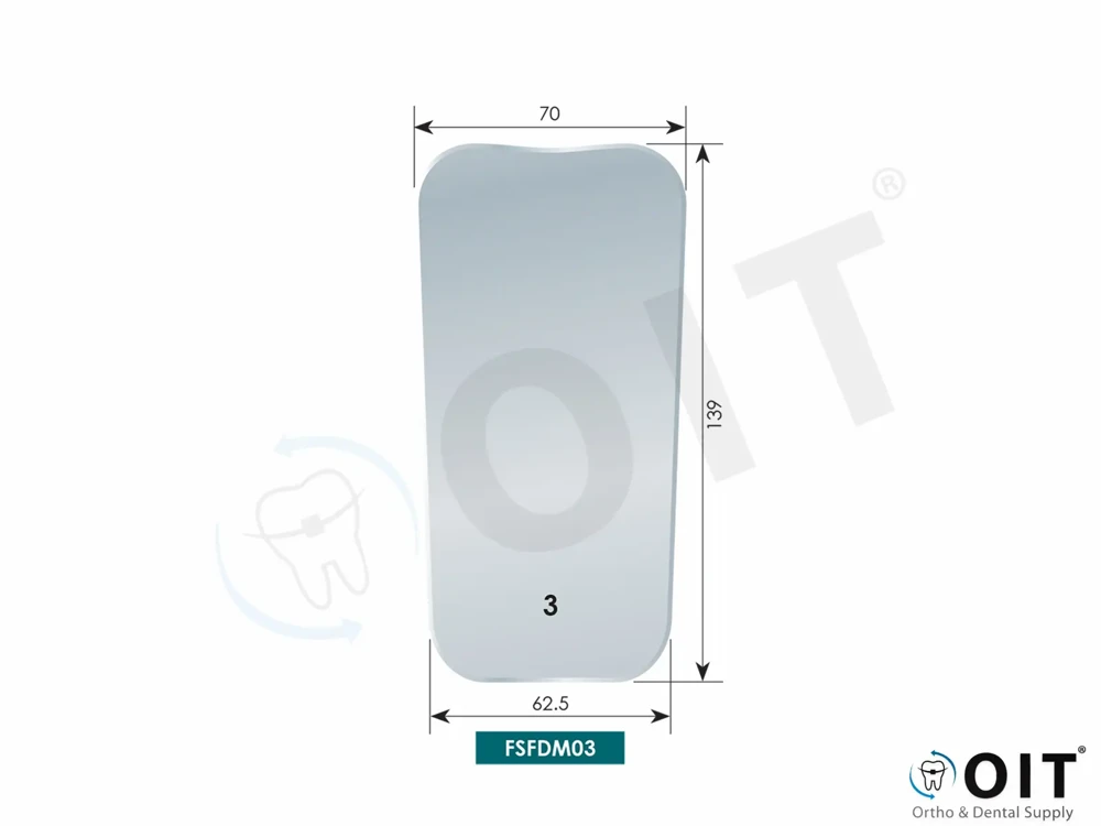 FF Photo mirror SS #03 adult occlusal 1 stuk, spiegel voor PMDECO3+