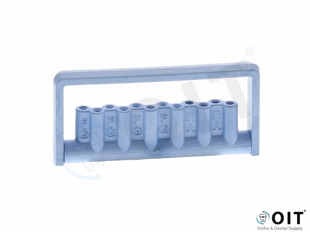 Shofu Borenblok Blauw 11xFG+ 6xRA 1 stuk, Steriliseerbaar