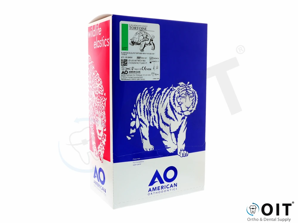 AO kl. elastiek Tortoise 3/16" 6,5Oz 50x100, Wildlife, Latex 000-121