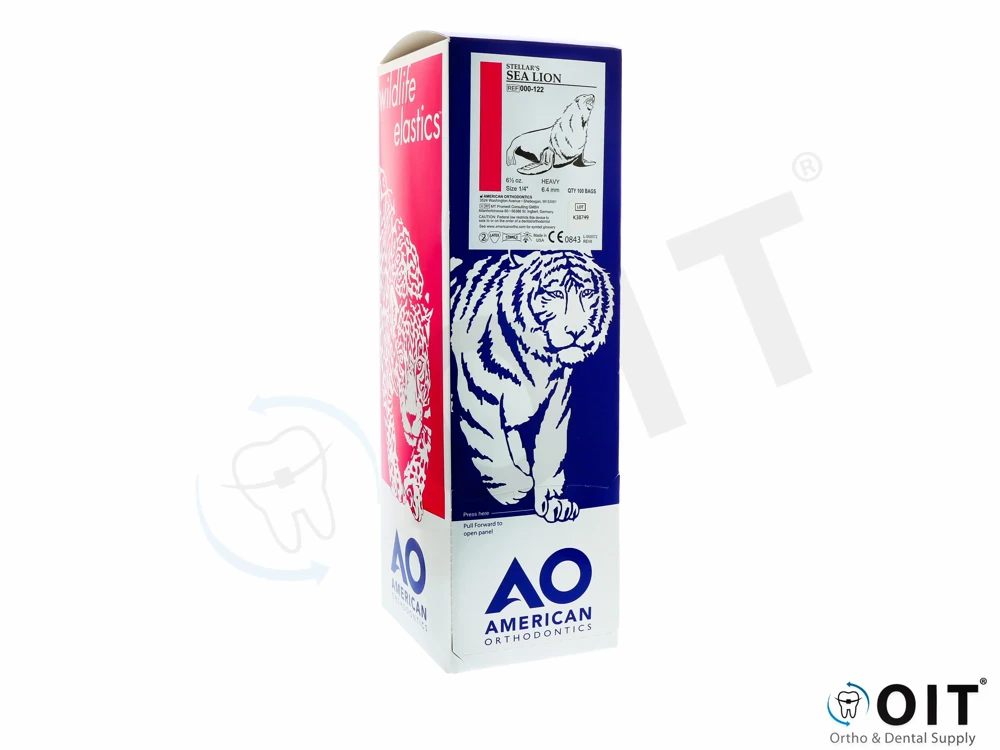 AO kl. elastiek Sea Lion 1/4" 6,5Oz 50x100, Wildlife, Latex 000-122