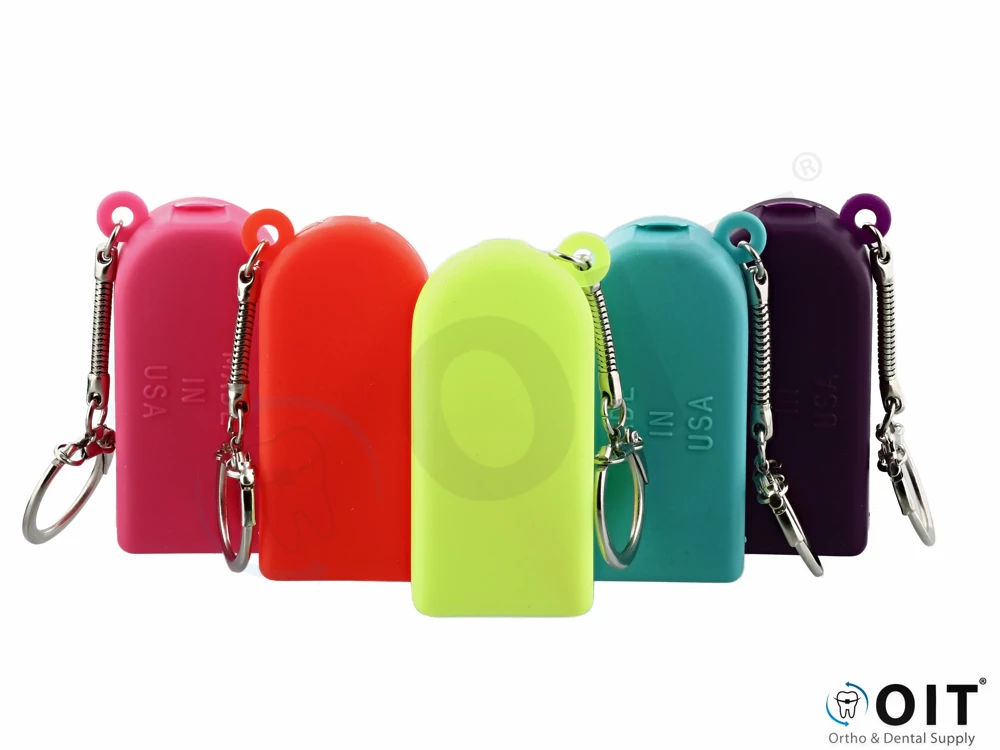 Elastic Storage Key Rings 50 stuks, Neon Assortiment