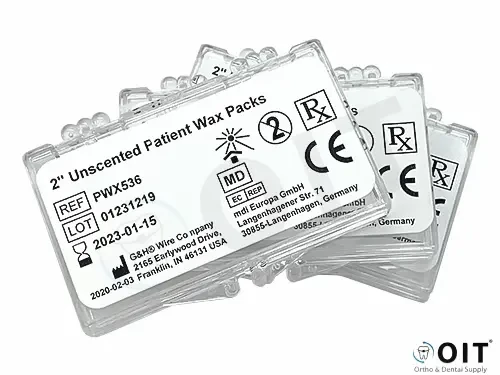 Patient wax Doosje PWX536 100 stuks, Micro Crystaline