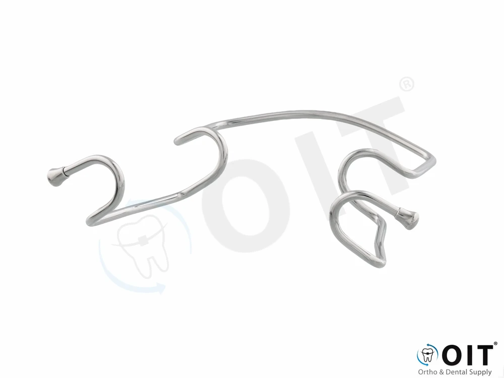 Hu-Friedy 3 Orringer Cheek retractor 1 stuk, CR03 Wanghaak metaal