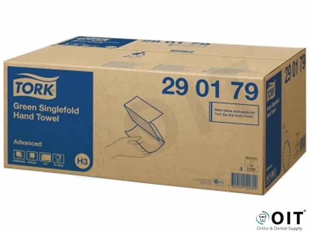 Tork Advanced Handdoekjes Z-vouw Groen 15x300stuks 2-Laags 23x25cm 290179