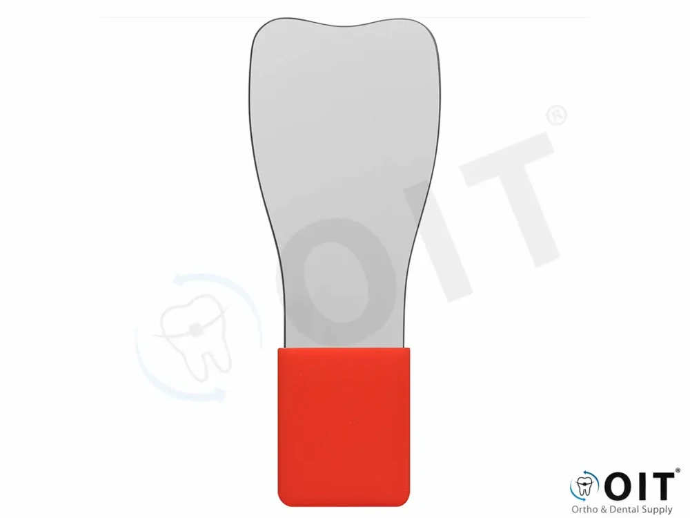 Doctorseyes Adult Occlusal No. 12 1, rood handvat fotospiegel 65 mm breed