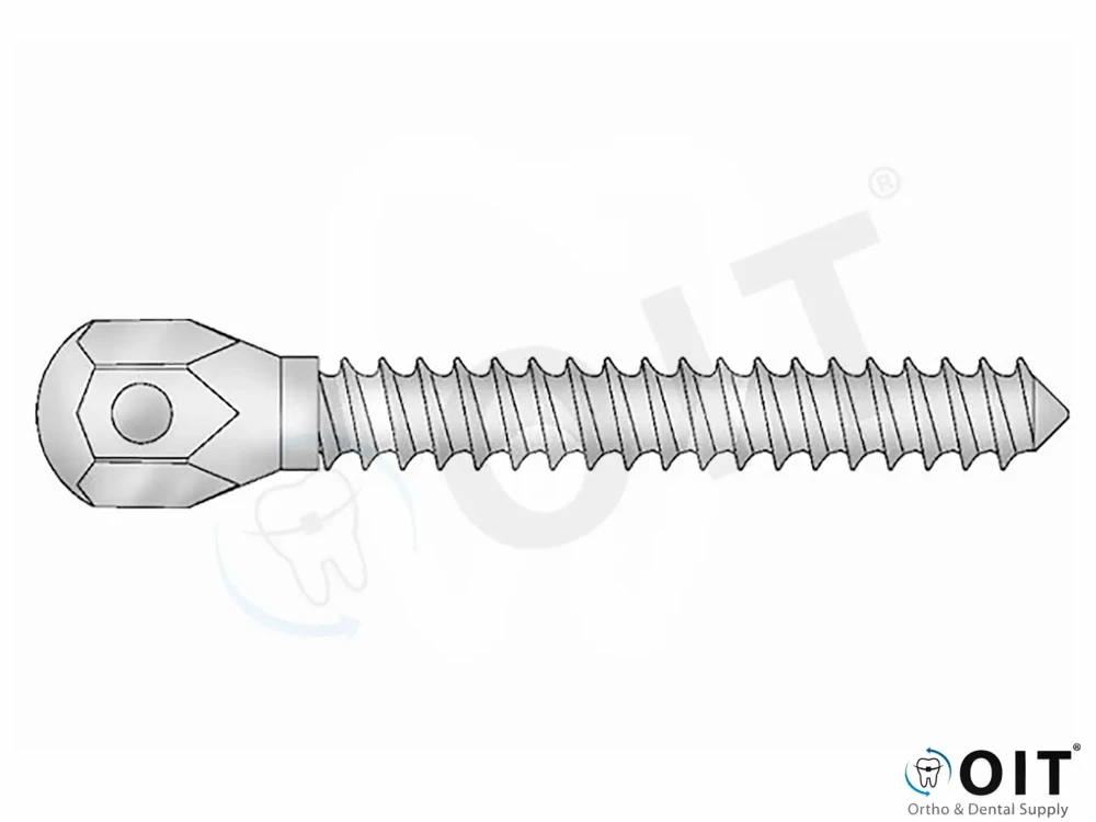 Leone Mini Implant 1.5 8 mm High Head 1 stuk, Self tapping