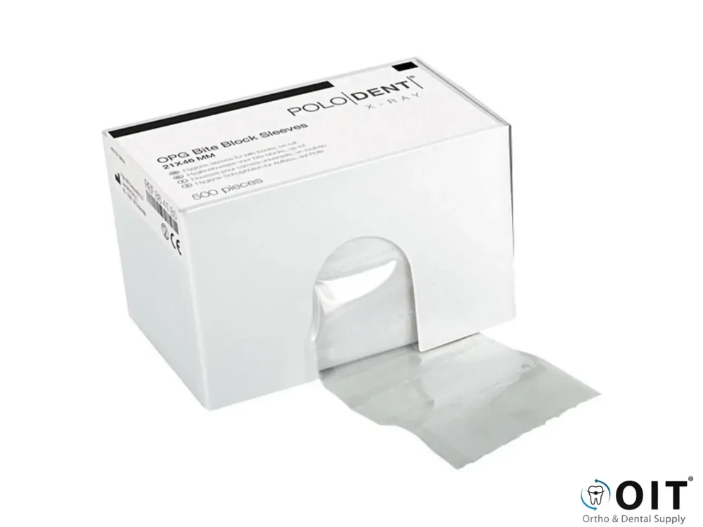 OPG Bite Block Sleeves 500 stuks, 21x46 mm