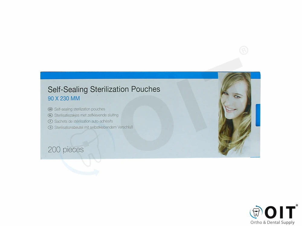 Self-Seal Sterilisatiezak 90x230 mm 200 stuks, Polodent