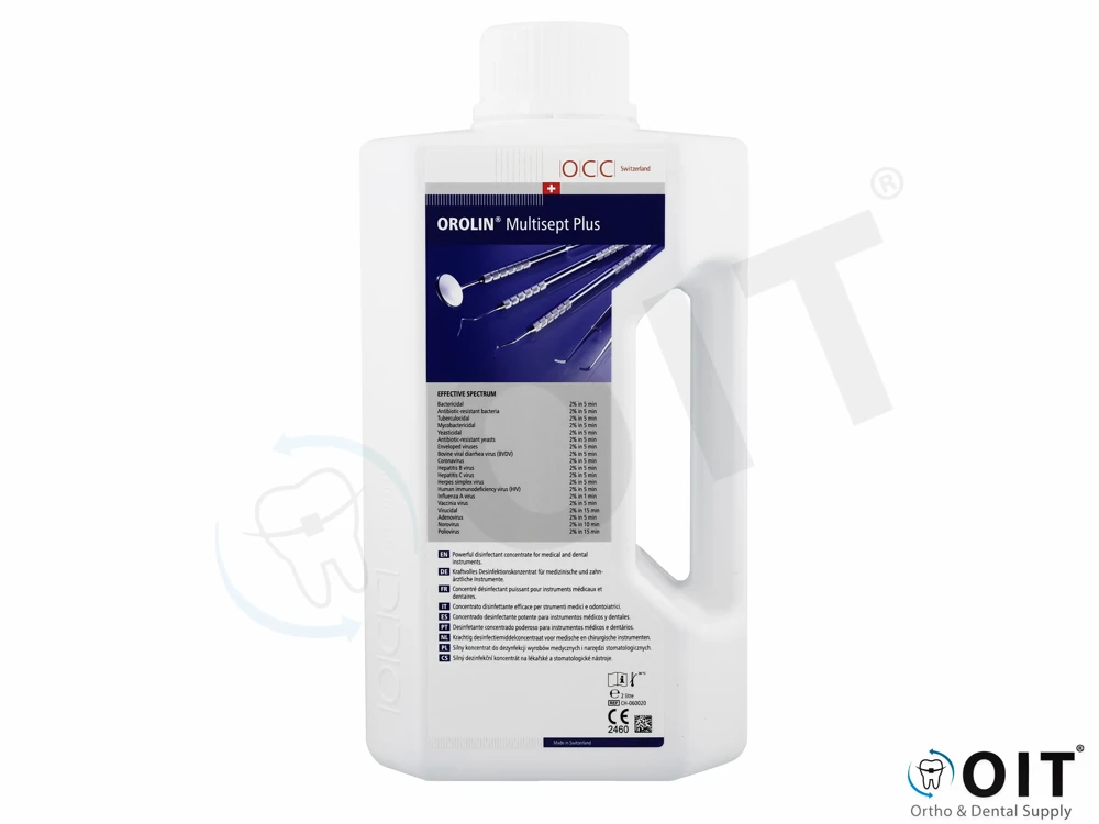 Orolin Multisept Plus concentrate 2L fles, instrumenten desinfectie