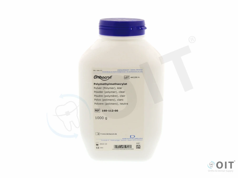 Orthocryl Poeder (Polymeer), Dentaurum 1 kg