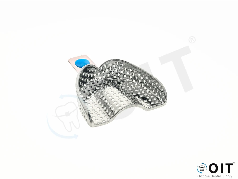 ASA Afdruklepel RVS geperforeerd boven 4 1 stuk, medium blauw 2804-U4 Perma-lock