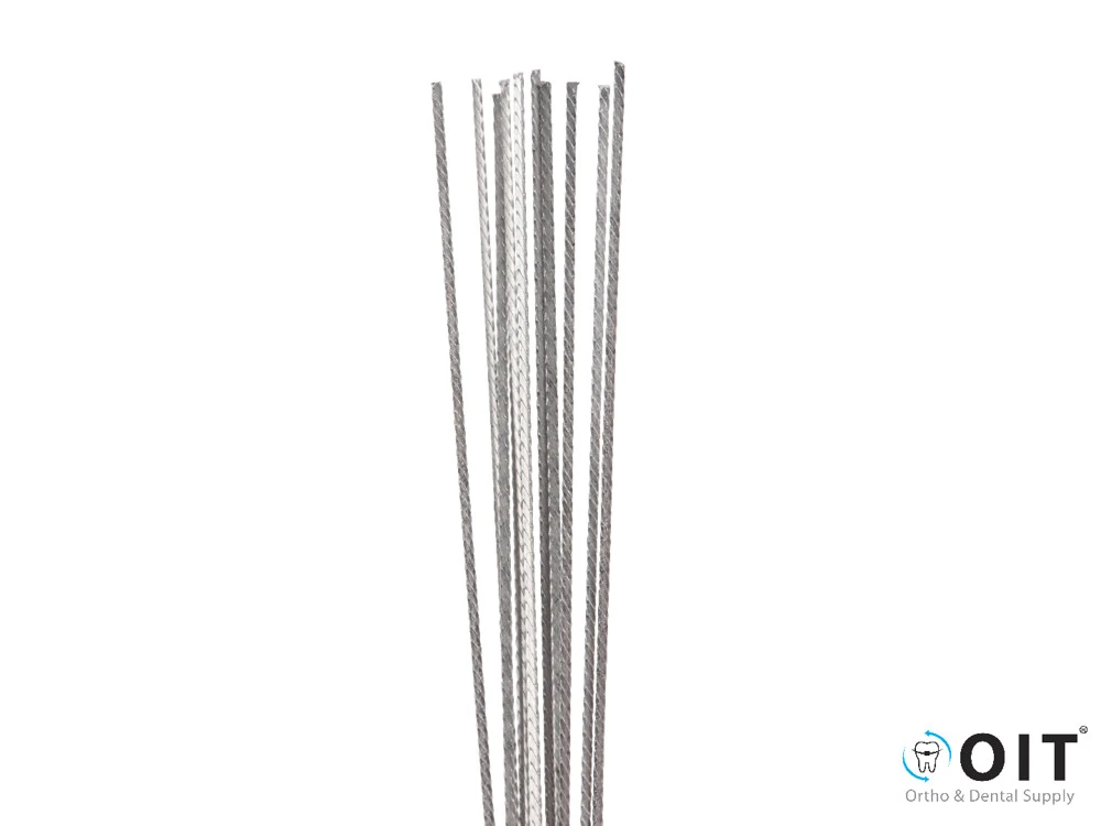 Retainer 3-Strand (braided) 010x028 10 stuks x 15 cm straight lengths