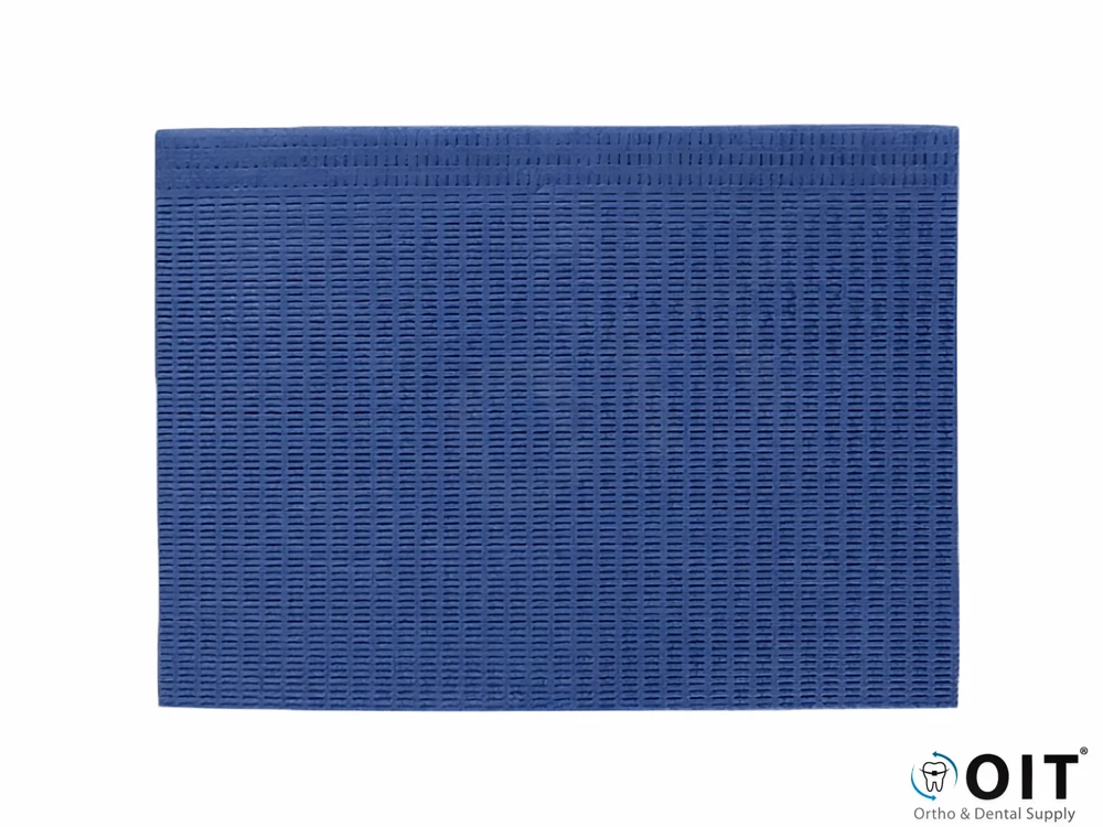 Comforties Servetten geplastif. Blauw 100 stuks, patiënten, Violet Blue