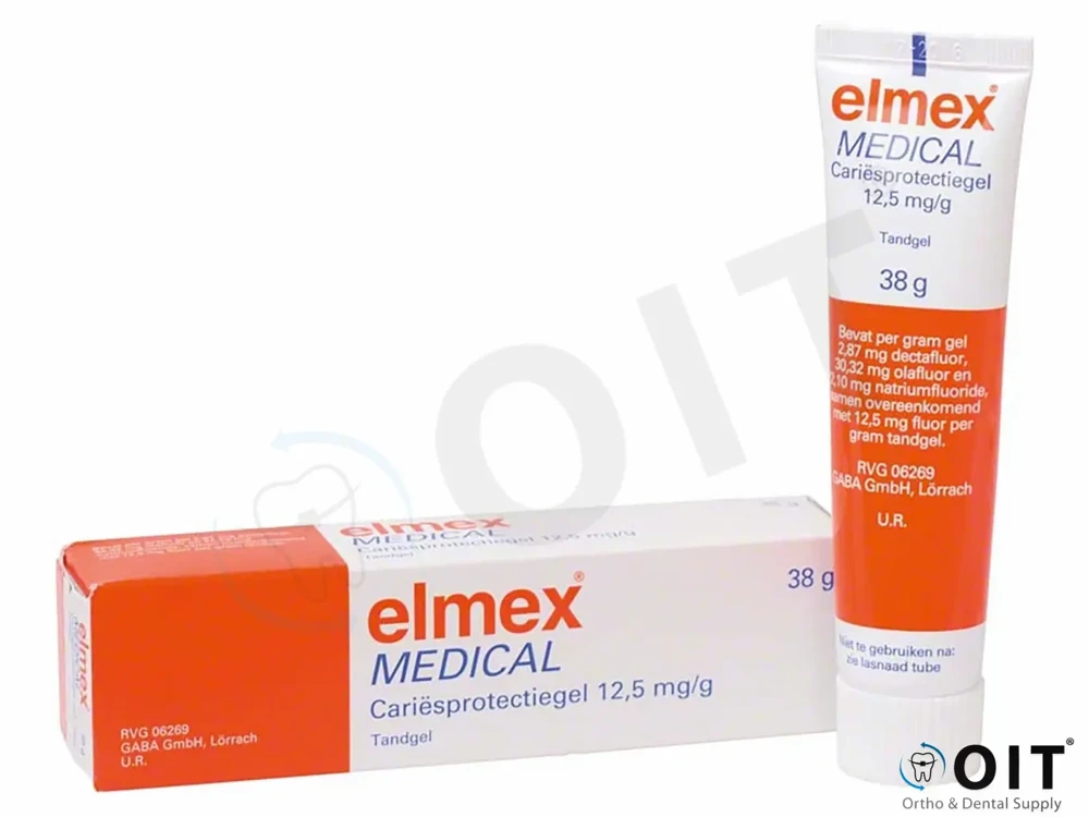 Elmex Cariësprotectie gel 38 gram, 12,5mg fluor /gram FNEL512