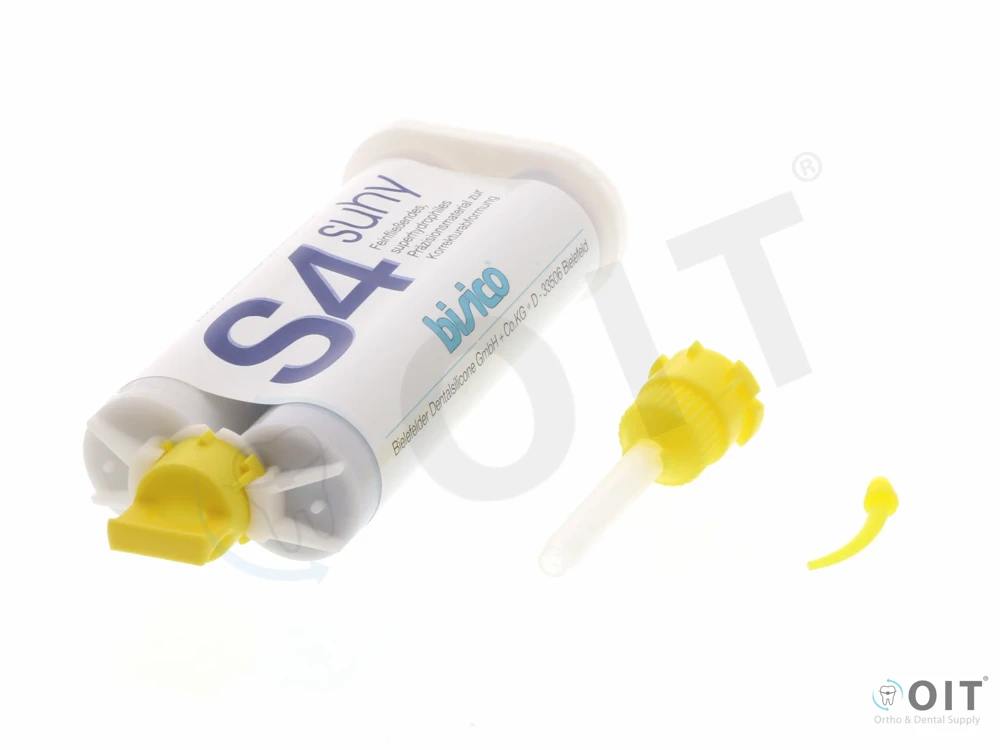 Bisico S4 correctie Silicone suhy 71430 3 x 50 ml Cartridge (+ 18 gele tips)
