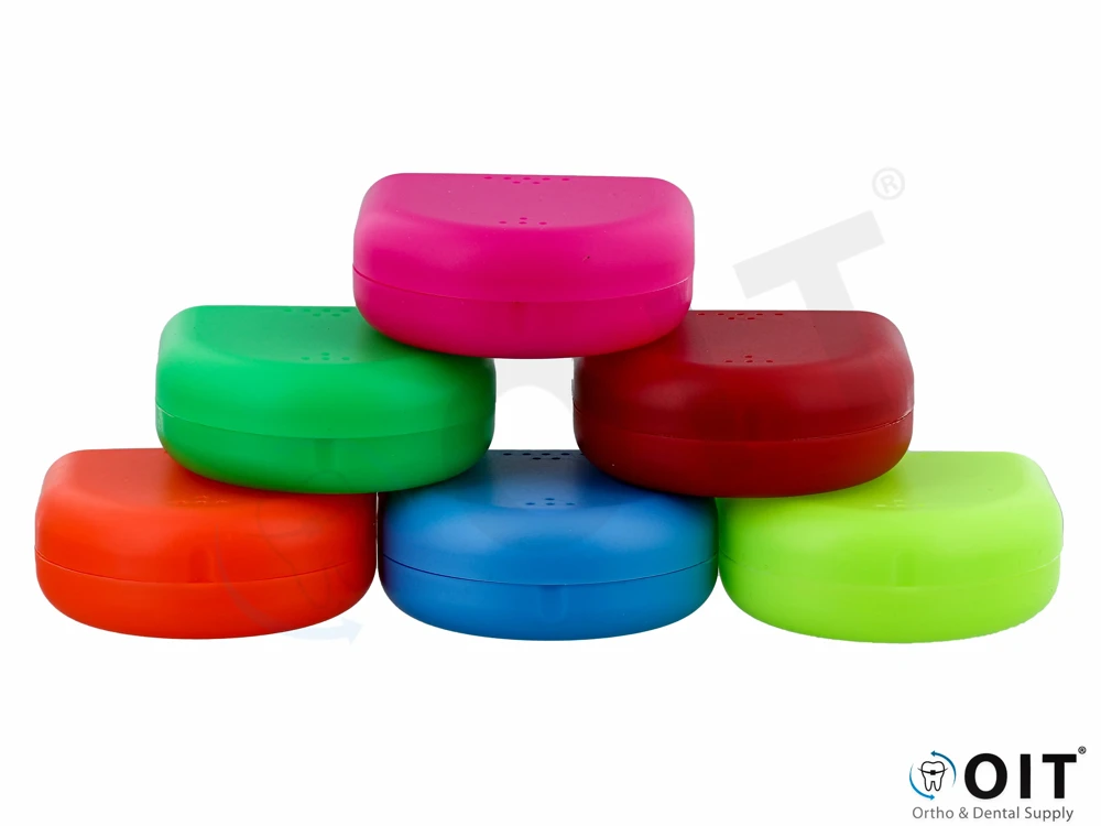 Bestdent Beugeldoos Small 2,9cm 24 stuks, Retainer cases, assort. colors