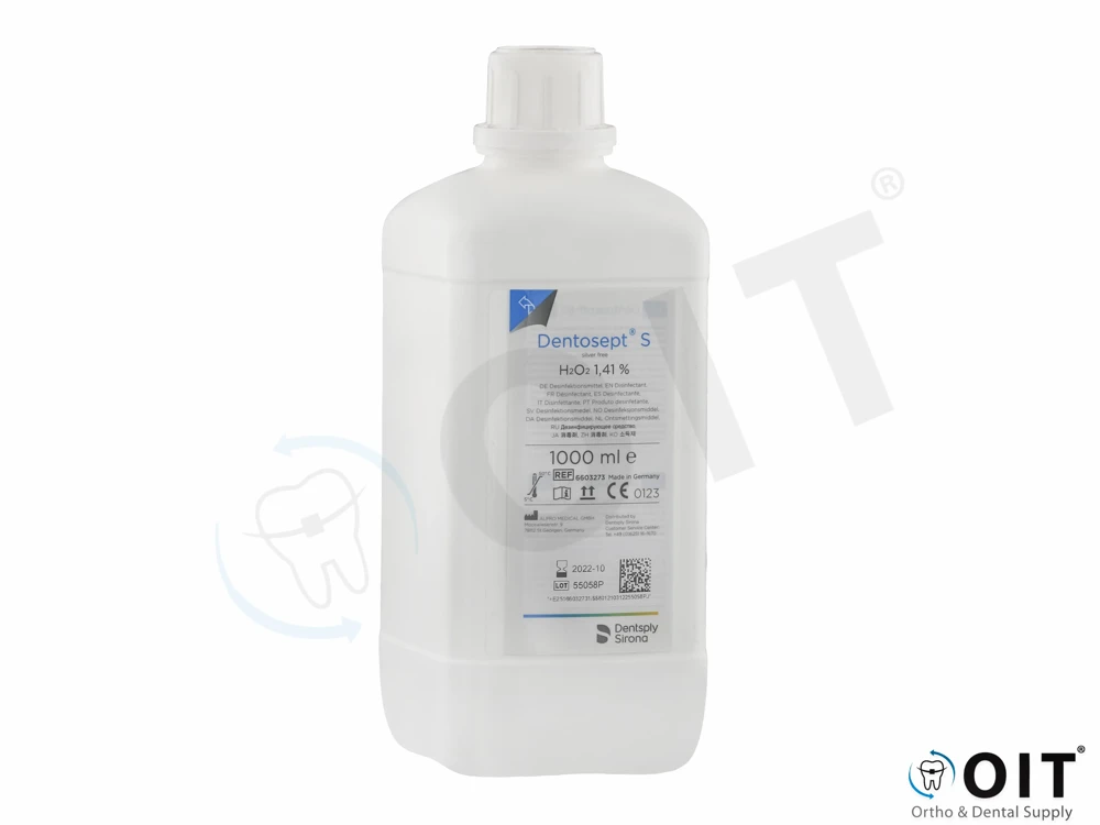 Dentosept S voor Sirona 1,41% H2O2 1L fles, voor drinkwater 6610310
