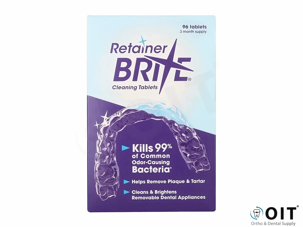 Retainer Brite cleaning tablets 96 tabletten, reiniging uitneembare app.