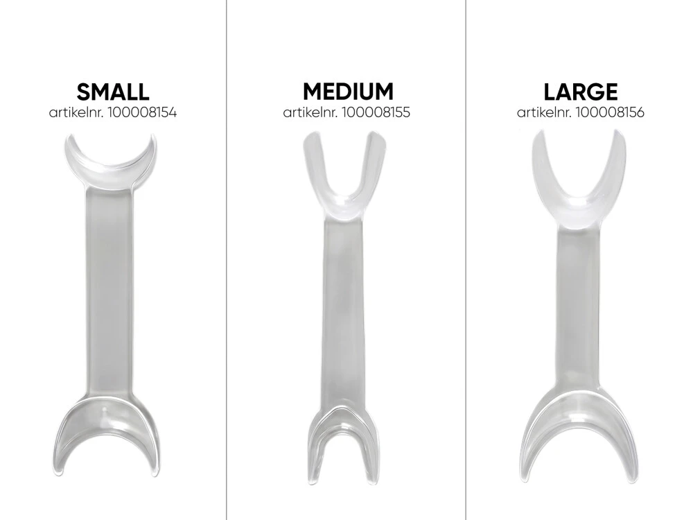PC Maxee photo retractor Large Barker 1 stuk, clear, double ended, 3.5/4.5 cm