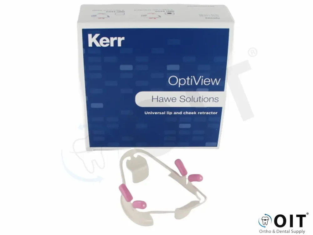 Kerrhawe OptiView Standard Kit Nr. 5500 2 stuks, Uni lip and cheek retractor wit