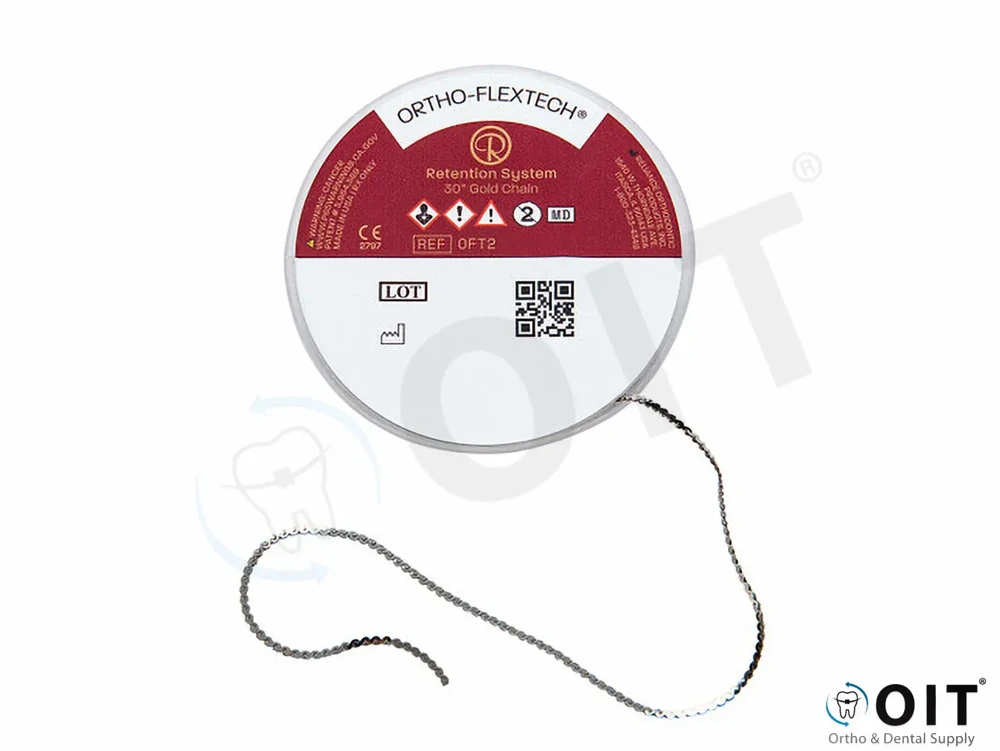 Ortho-Flextech 30" Gold Chain 1 stuk, OFT2 (retentiedraad)