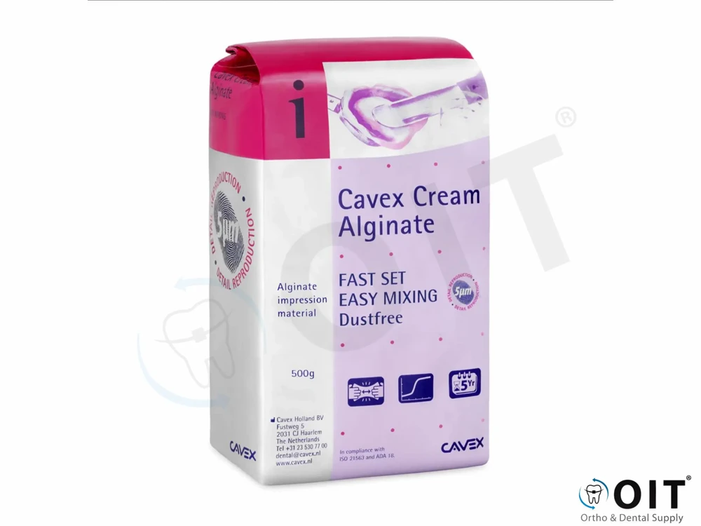 Alginaat Cavex Cream Fast Set 20 x 500 gram, AA605